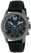 Fastrack 3169QP01 Black Dial Chronograph Watch For Men- (Black)