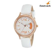 Fastrack 6168WL01 Silver Dial Analog Watch For Women - (White)