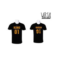 WO:SA Wear Green KQ01 Golden Couple Tshirt for this Valentine Day