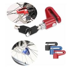 Heavy Duty Painted Finish Disc Brake Anti Theft 7mm Pin Wheel Locking Security Lock for Bike and Motorcycle