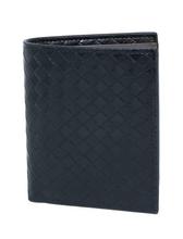 Usupso Wooven Vertical Men's Wallet (Black)