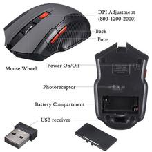 2.4GHz Wireless Optical Mouse Gamer New Game Wireless Mice