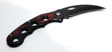 Mini Foldable Outdoor knife for camping Outing - BLACK