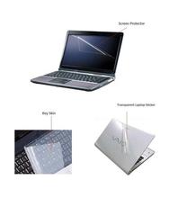 Combo Of Laptop Screen Guard + Keyboard Guard+ Transparent loptop stickers