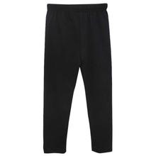 Black Cat Black Plain Leggings For Girls - 17001180