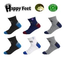 Happy Feet Pack of 6 Pairs of Sports Printed Socks (1036) (MAN1)