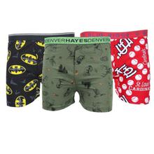 Pack Of 3 Printed Boxer For Men- Multi-Color