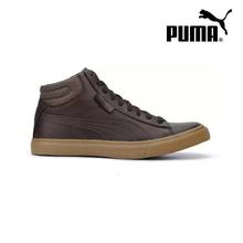 Puma Chocolate Brown Grip Mid IDP Shoes For Men - 36816201