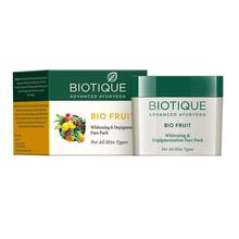 BIOTIQUE BIO FRUIT WHITENING & DEPIGMENTATION FACE PACK 75GM