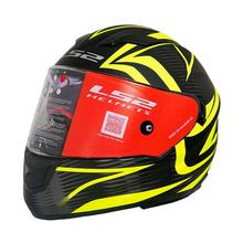 LS2 Stream Jink Helmet [Matt Black/Yellow]