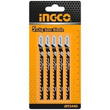 Ingco 5pcs Jig saw blade for wood JBT244D