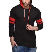 SALE- Cenizas Men's Hooded Full Sleeves Dual Tone Round Neck Casual