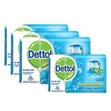 Dettol Soap Cool 125gm (Buy3 Get 1 Free)