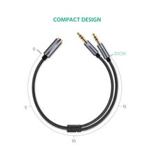 Ugreen 3.5mm femlae to 2 male audio cable