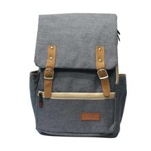 Grey Casual Flap Backpack (Unisex) - 20