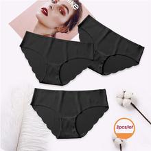 3Pcs/lot Seamless Panty Set Underwear Female Comfort