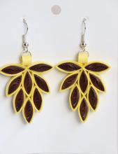 Handmade Flower Design Drop Paper Earrings For Women