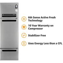 Whirlpool 330L Frost Free Multi-Door Refrigerator (FP 343D PROTTON ROY ALPHA STEEL (N), Alpha Steel)