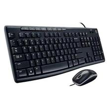 Logitech MK200 Media Wired Keyboard and Mouse Combo - (Black)