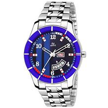 Hemt Analogue Blue Dial Day and Date Display Men's Watch