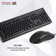 Viewsonic Keyboard Mouse Combo Set CU1251