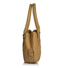 Fostelo Women's Selena Handbag (Beige) (FSB-1044)