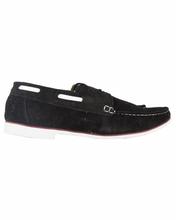 Shikhar Men's Black Lace Up Moccasin