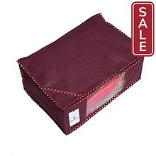 Kuber Industries 6 Piece Non Woven Saree Cover Set, Maroon