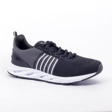 Caliber Shoes Black/White Ultralight Sport Shoes For Men ( 610 )