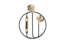 PTron InTunes Magnetic Bluetooth Headset With Mic For All Smartphones (Gold/Black)