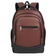 Fur Jaden 26L Brown Leatherette 15.6 Inch Laptop Backpack