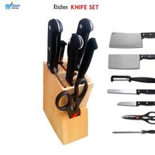 7pcs Kitchen Knife Set with Wooden Block Stand