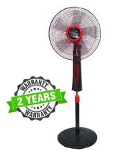 Wega Wind Air W1609 (R) 3 Speed 16" Stand Fan With Remote - (Black)