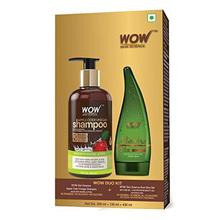 Wow Apple Cider Vinegar Shampoo, 300ml with 99% Pure Aloe