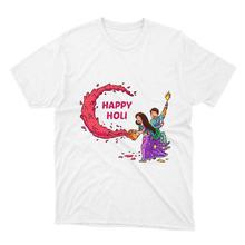 Happy Holi Printed Tshirt for Unisex