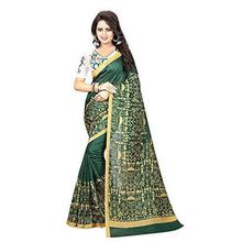 Nirmla Fashion Women's Bhagalpuri With Printed Blouse Piece Saree