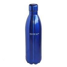 Blue Double Wall Stainless Steel Vacuum Flask Designed Bottle - 1 Litre - CBL-1.0a