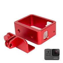 Aluminium Metal Protective Frame Housing Case for Gopro 5 (Red)