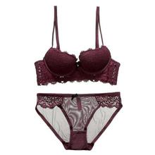 Fashion Sexy Bra Sets Embroidery Lingerie Underwear Women