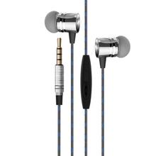 Vidvie Hs 606 Metal Stripes Stereo Earphones With Mic