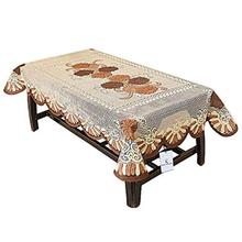 Kuber Industries Floral Cotton 4 Seater Centre Table Cover -