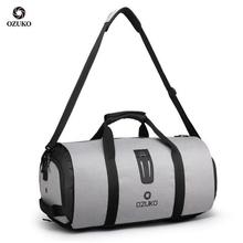 Portable travel bag_ozuko new fitness bag luggage backpack