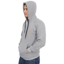 Bastra Grey Hooded Sweater for Men