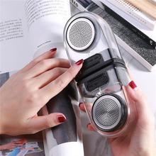 REMAX RB-M22 Magnetic Base Pair Speakers Portable Transparent AUX Stereo Dual Bluetooth Speaker