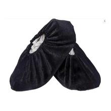 1 Pair Breathable Anti-slip Velvet Shoes Cover Household Washable Reuse Home Cloth Cover