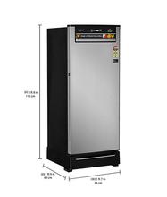 Whirlpool 200L 4 Star Direct Cool Single Door Refrigerator (215 VITAMAGIC PRO ROY 4S, Alpha Steel, Base Stand with Drawer)