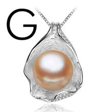 FENASY charm Shell design Pearl Jewelry,Pearl Necklace Pendant,925 sterling silver jewelry ,fashion necklaces for women 2018 new