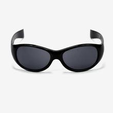 Black Lens Oval Framed Sunglasses For Kids