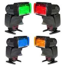 Universal Flash Gels Lighting Filter Combination Kits for Camera Flash light 12 Colors