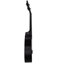 Kadence Raven Black 23" Concert Ukulele With Strap And Bag